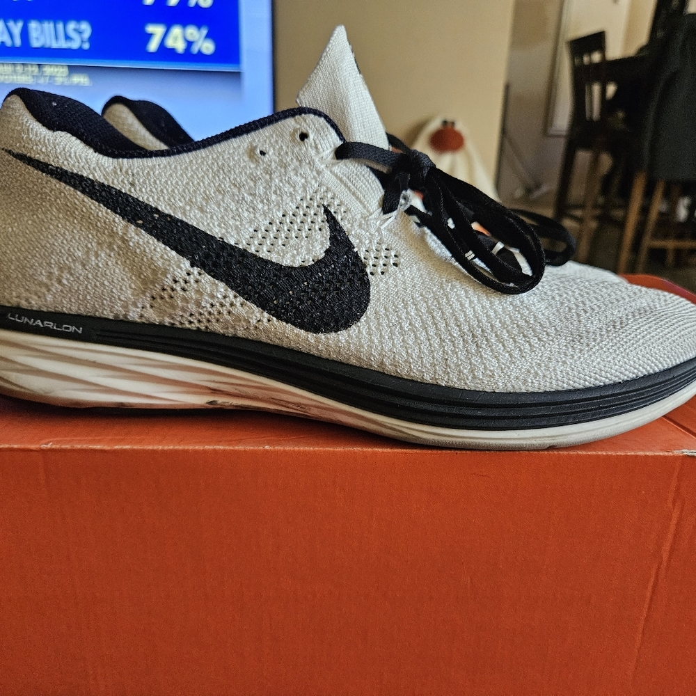 Nike FLYKNIT Lunar3 Mens Sz 12 Worn/Used 100% Authentic